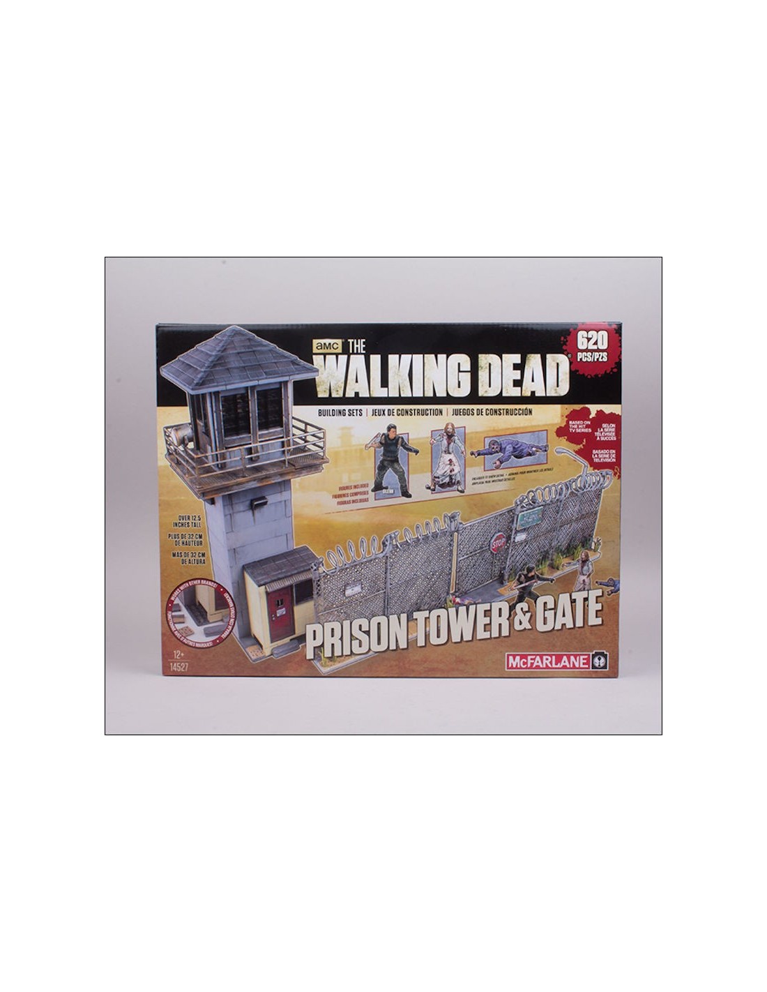 McFarlane BUILDING SETS THE WALKING DEAD TV PRISON TOWER & GATE NEW NUOVO