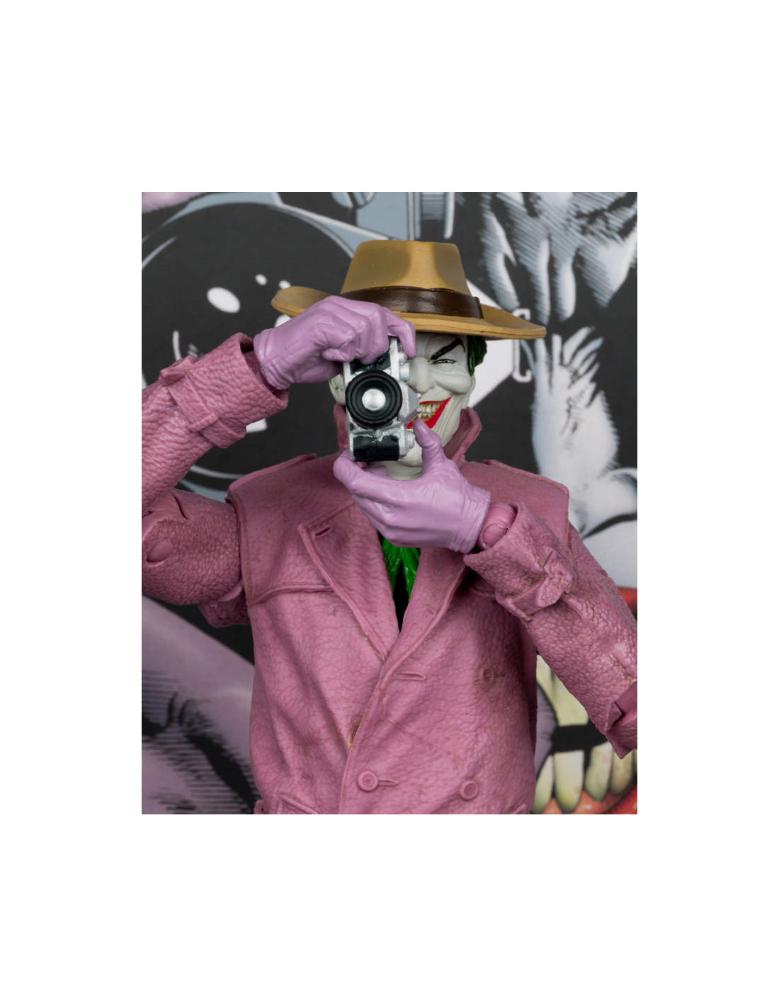 MCFARLANE DC COVER RECREATIONS BATMAN THE KILLING JOKE JOKER GOLD LABEL ACTION FIGURE NEW