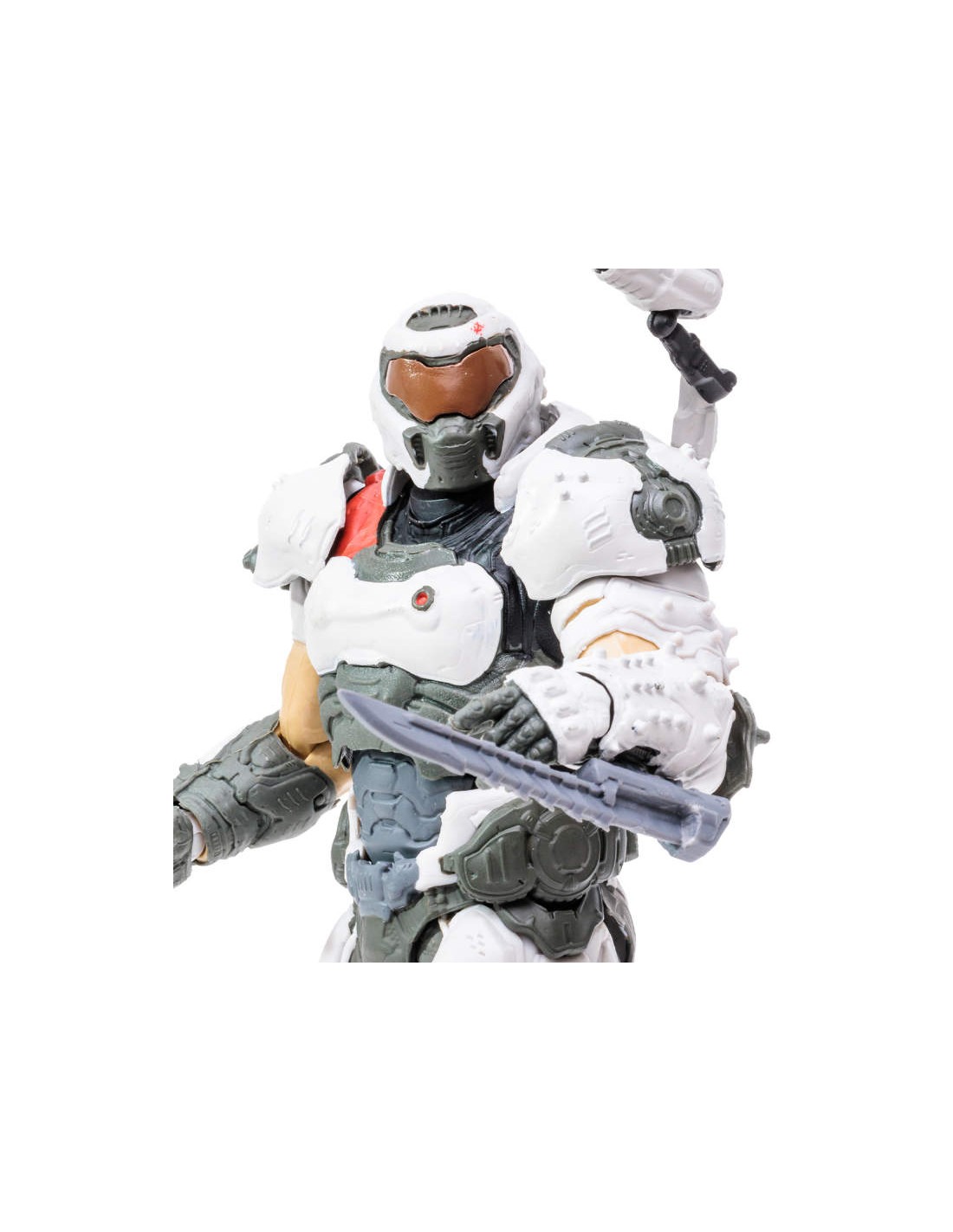 McFarlane TOPS DOOM - DOOM SLAYER WHITE ARMOR ACTION FIGURE NEW NUOVO