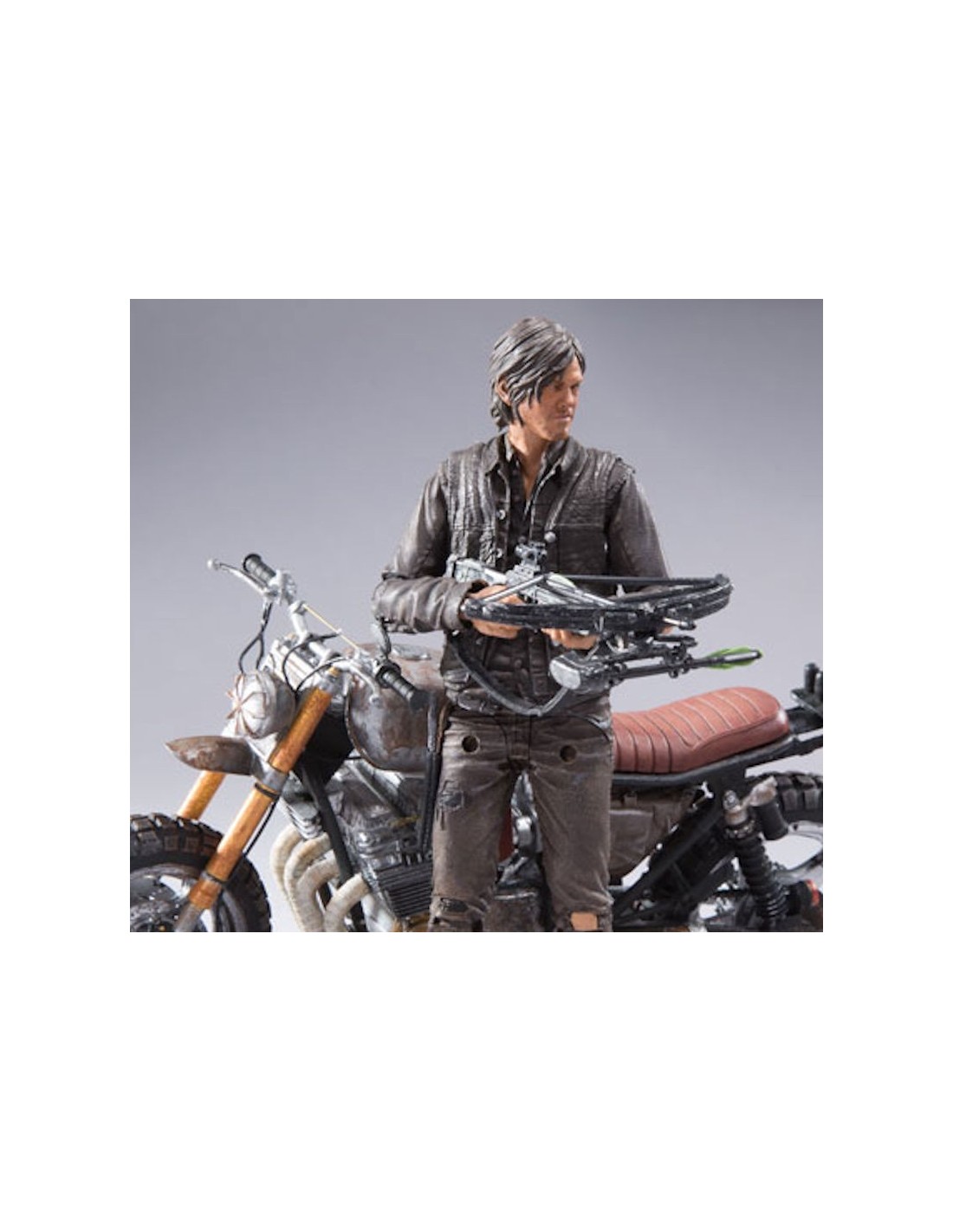 McFarlane WALKING DEAD DARYL DIXON WITH CUSTOM BIKE DELUXE BOX NEW NUOVO