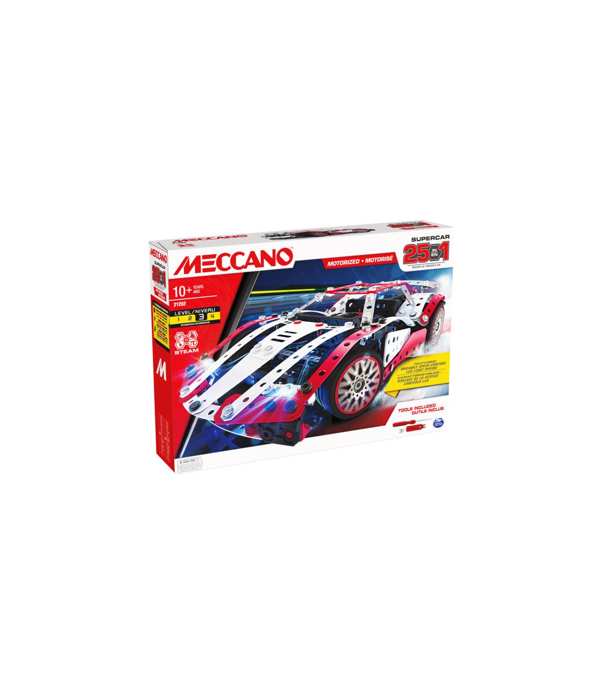 Meccano - Multimodello 25 In 1: Super Car