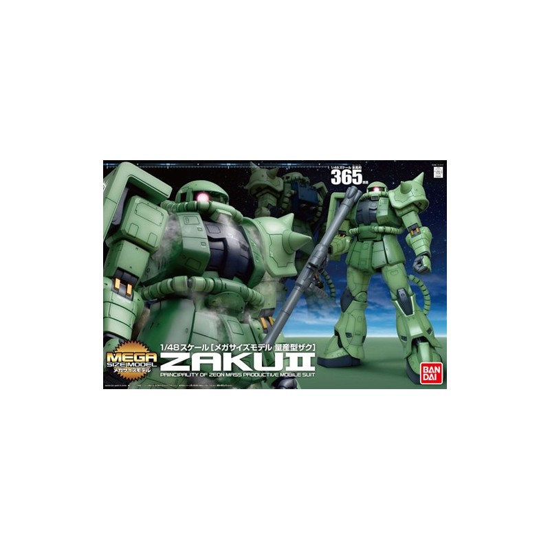 MEGA SIZE ZAKU II (verde) 1/48