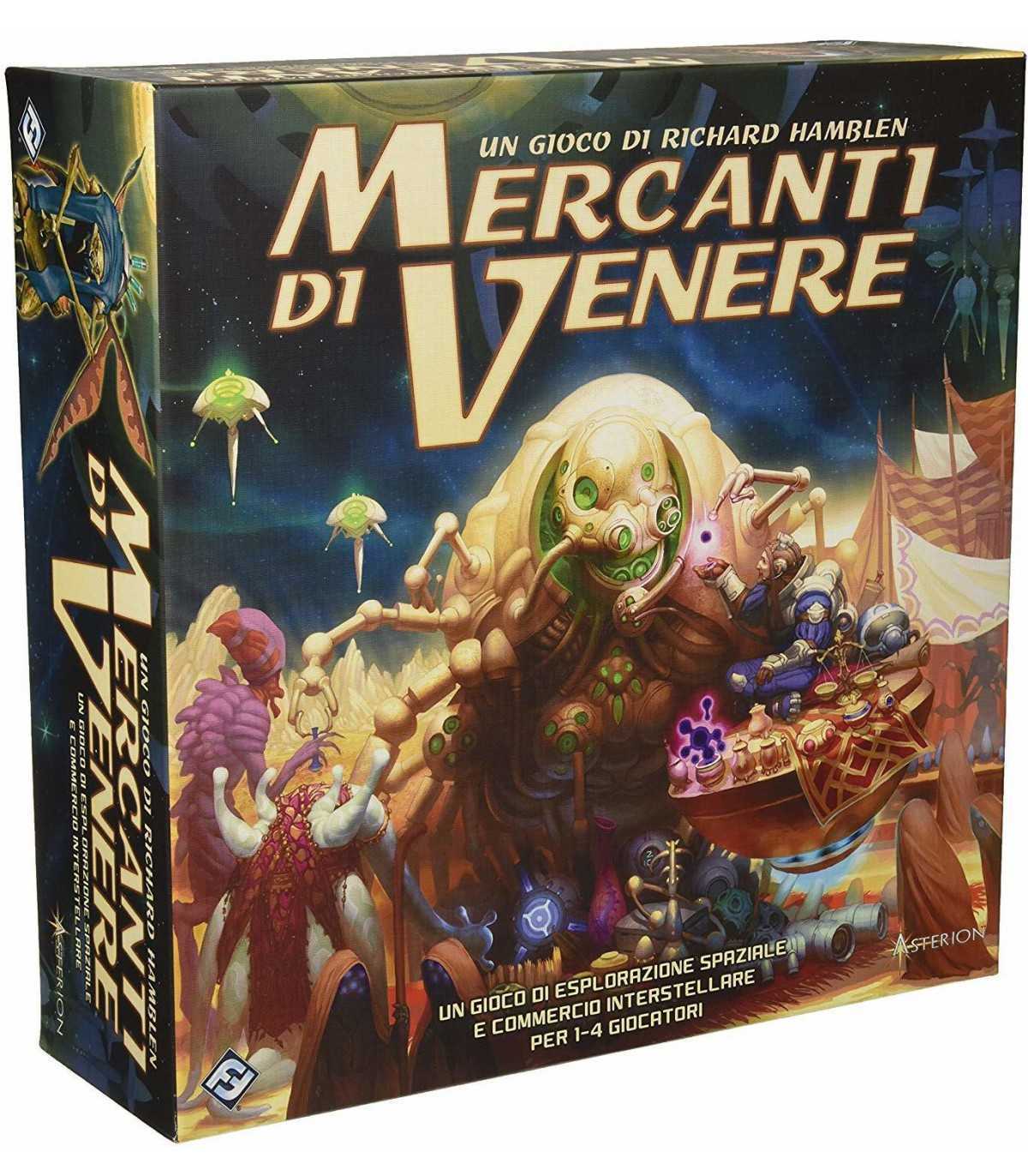 Mercanti di Venere - Gioco da Tavolo Strategico per 2-4 Giocatori, Avventura Spaziale, 120 Minuti, Richard Hamblen, Asmodee