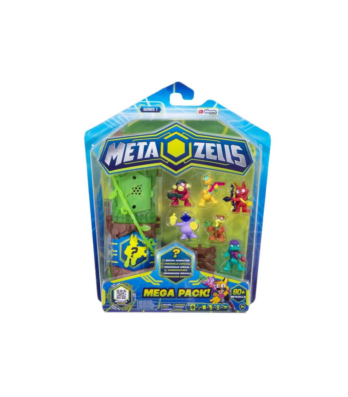 Metazells - Mega Pack 6 Personaggi + 1 Misterioso