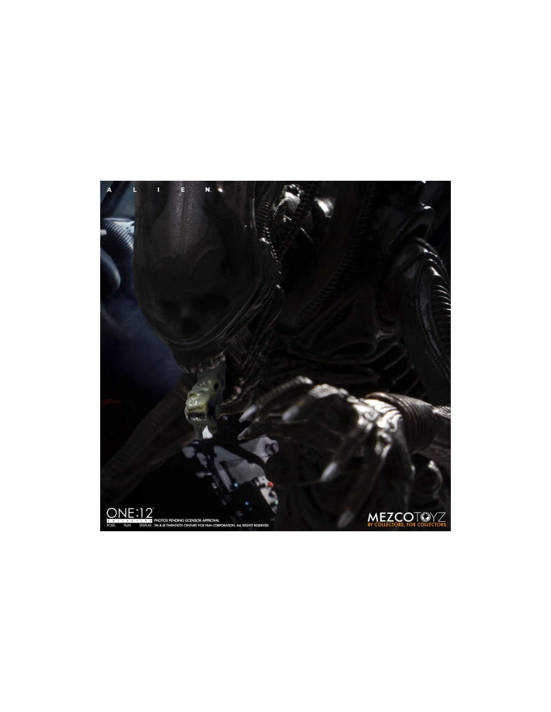 MEZCO ONE 12: COLLECTIVE ALIEN 1979 XENOMORPH 1/12 DELUXE FIGURE COLLECTOR NEW