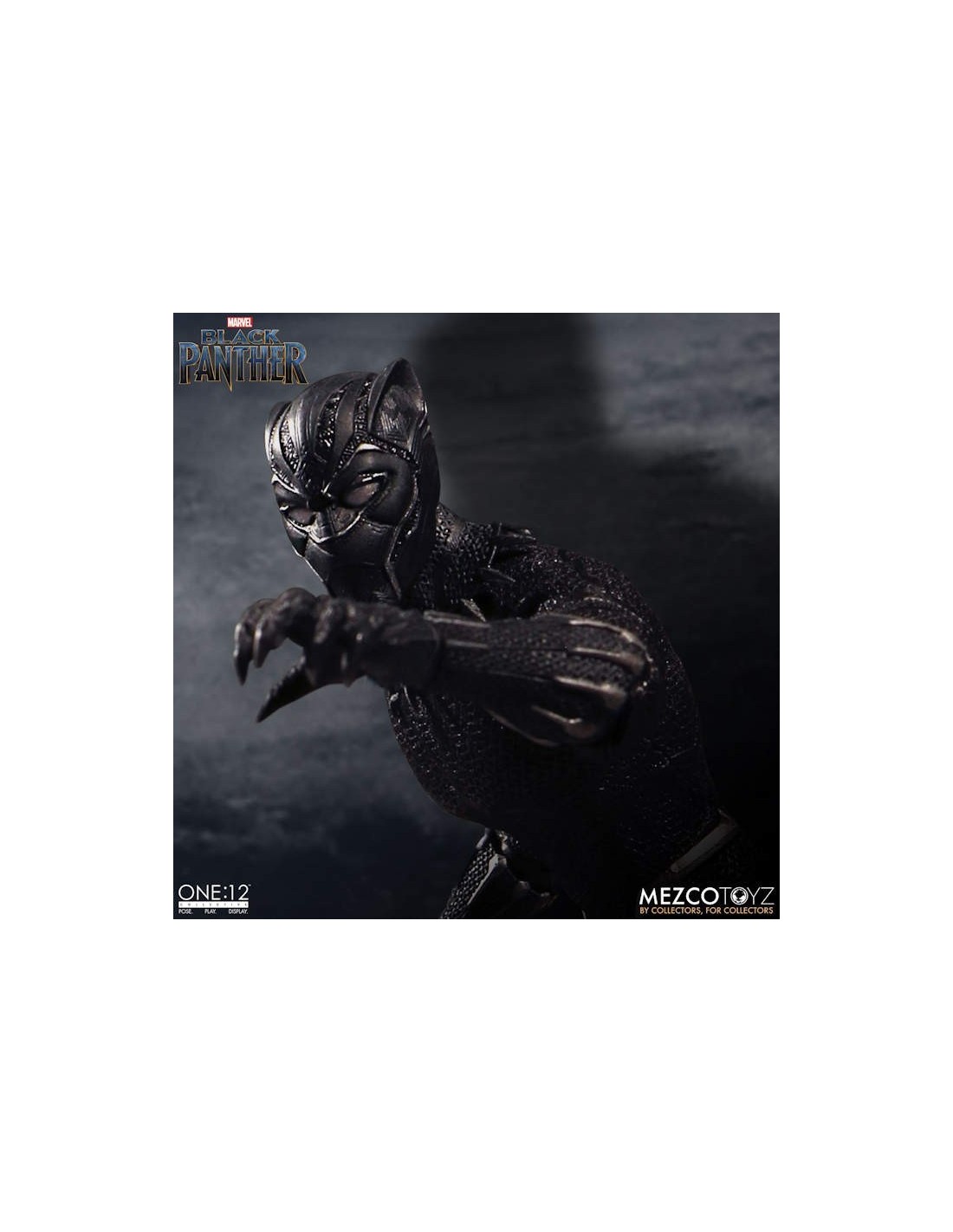 MEZCO ONE 12: COLLECTIVE MARVEL COMICS BLACK PANTHER 1/12 DELUXE FIGURE COLLECTOR NEW