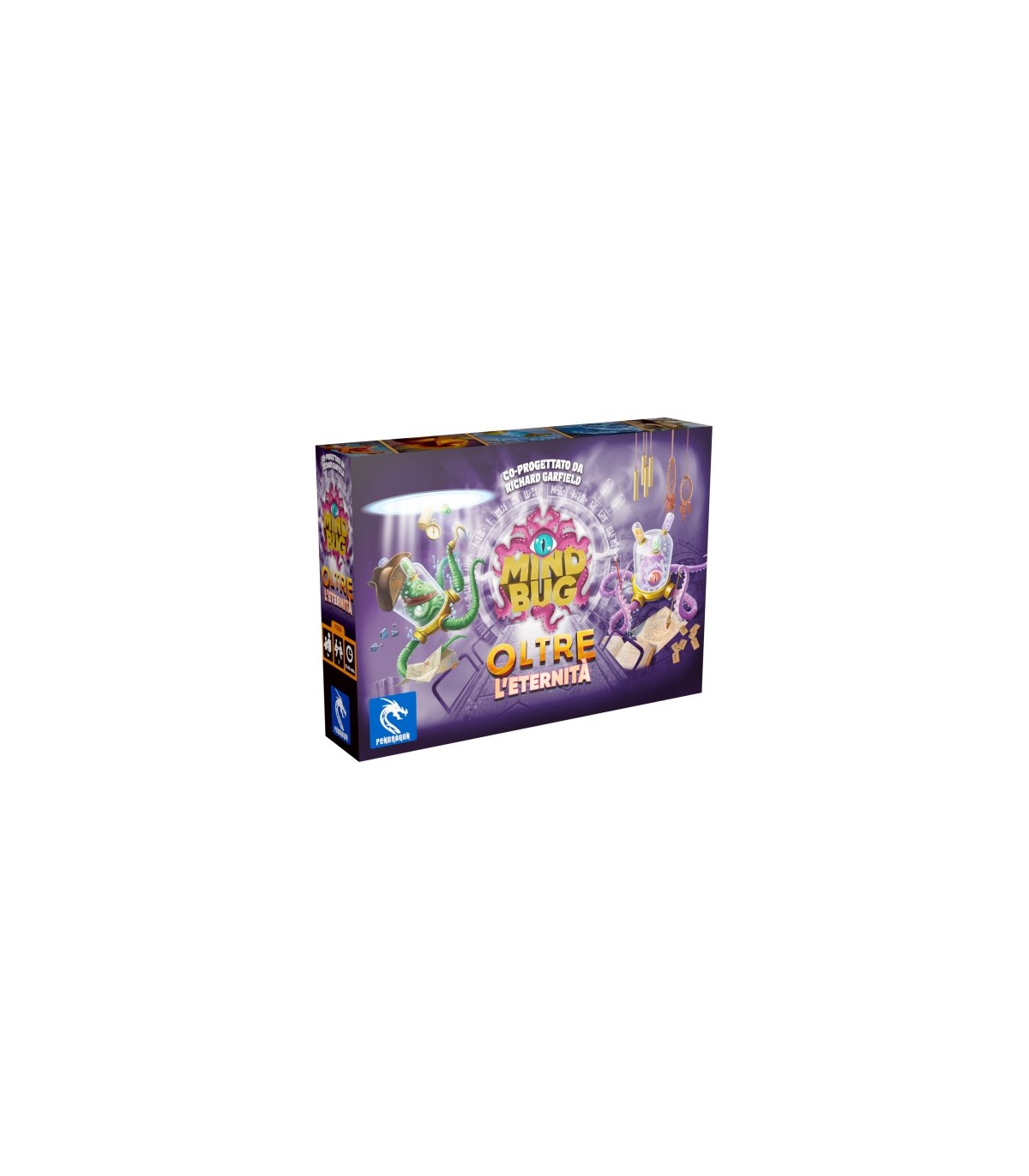 Mindbug: Oltre l'Eternità - Espansione Strategica con Abilità Boost | Gioco di Carte per 2 Giocatori, 20 Minuti di Duello