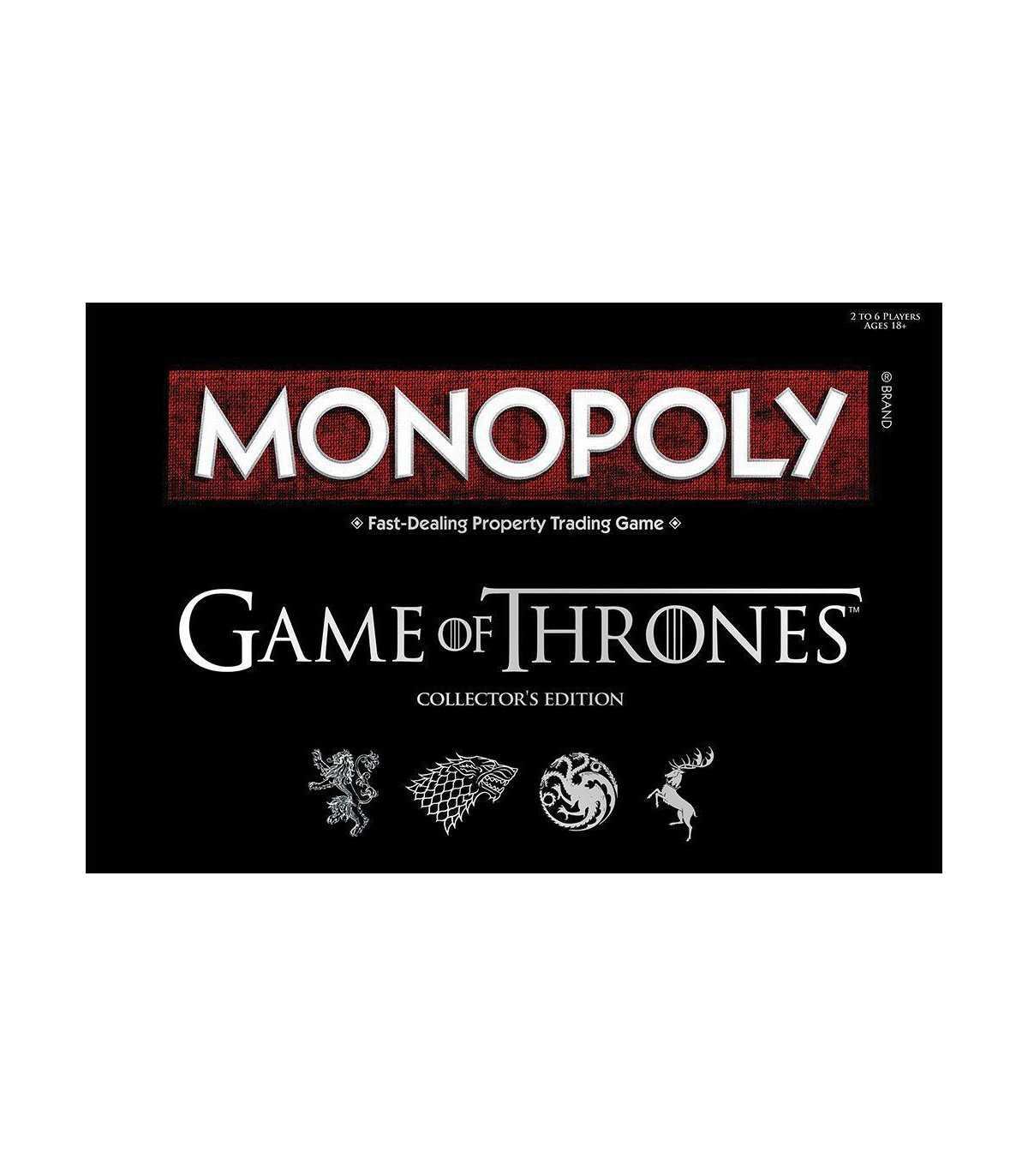 Monopoly Game of Thrones - Gioco Strategico delle Grandi Casate, 2-6 Giocatori, 150 Minuti, Italiano, Winning Moves - Giochi Per