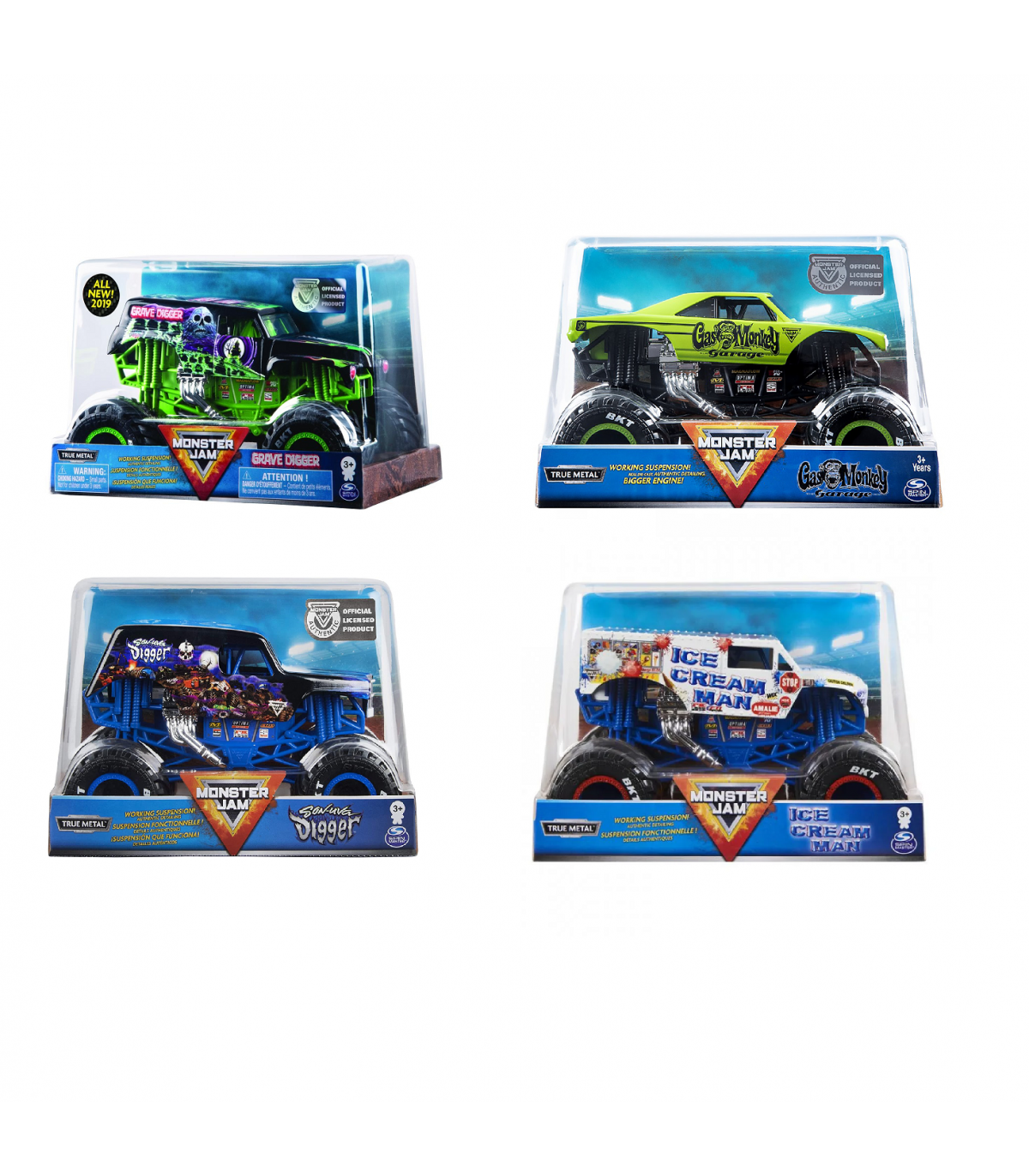 MONSTER JAM Veicoli 1:24 Ass.to