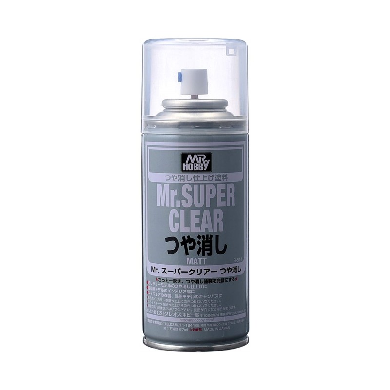 Mr.SUPER CLEAR FLAT - SPRAY TRASPARENTE OPACO B514