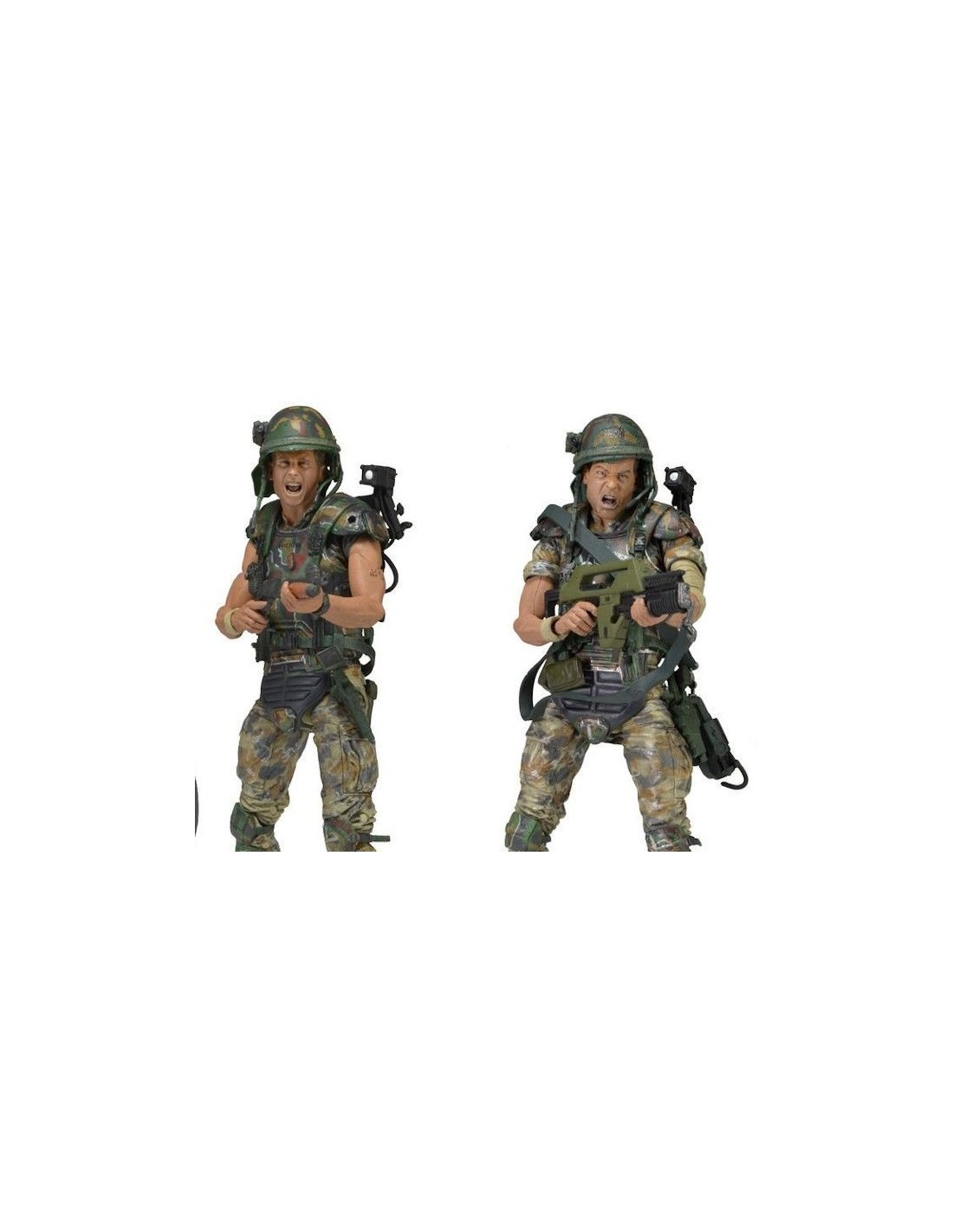 NECA ALIENS 30TH ANNIVERSARY COLONIAL MARINES HICKS & HUDSON 2 PACK DELUXE NEW
