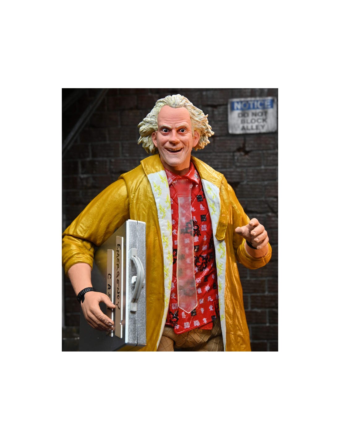 NECA BACK TO THE FUTURE 2 DOC BROWN ULTIMATE ACTION FIGURE NEW!!