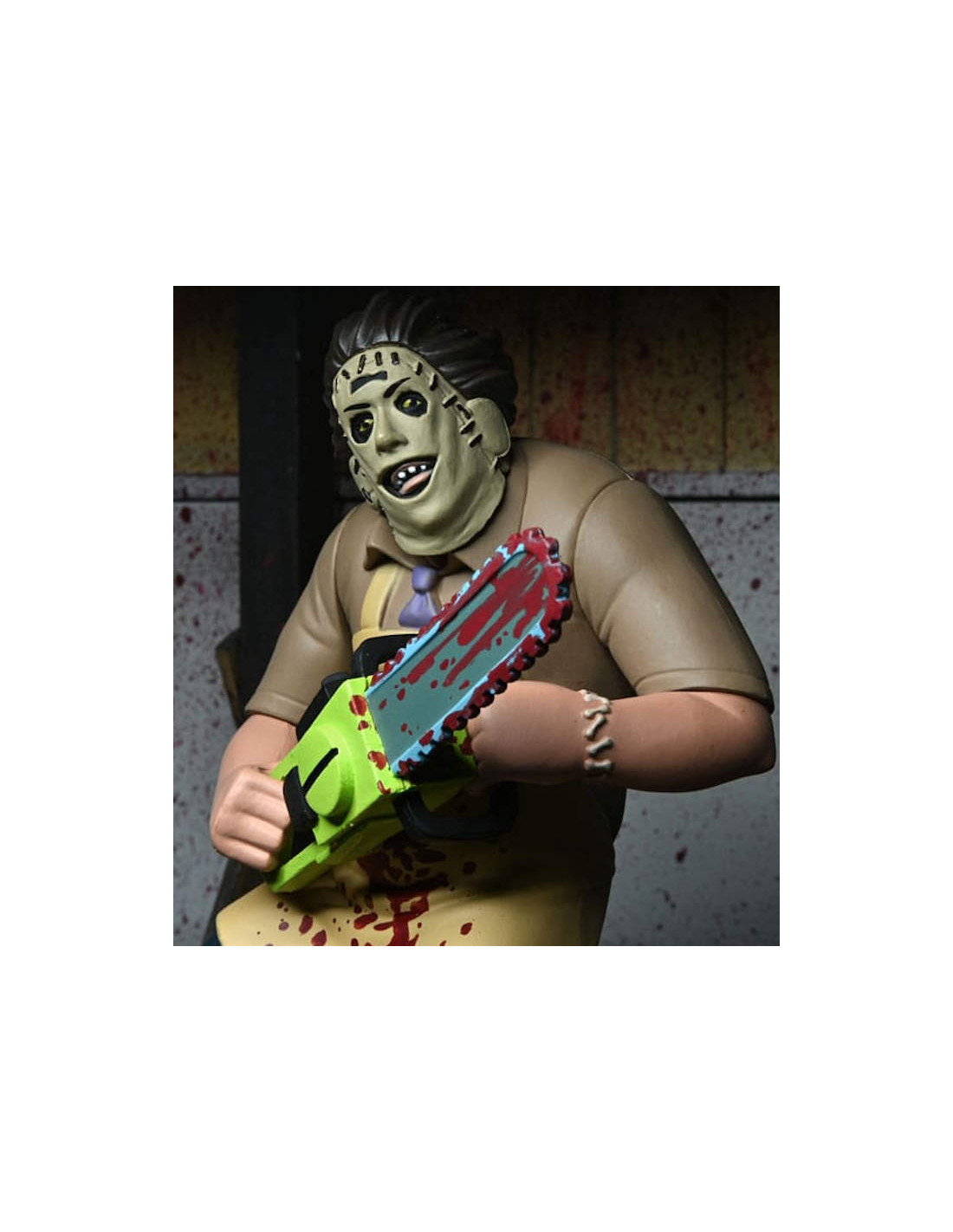 NECA TOONY TERRORS TEXAS CHAINSAW MASSACRE LEATHERFACE BLOODY 12 cm PVC FIGURE NEW!