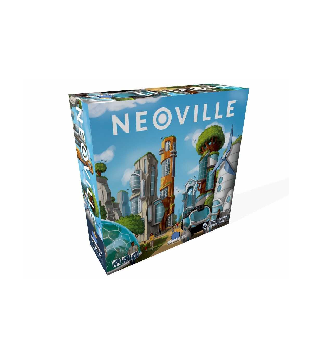 Neoville - Gioco da Tavolo Ecologico per Famiglie, 2-4 Giocatori, Strategia e Creatività, 35 Minuti di Divertimento!