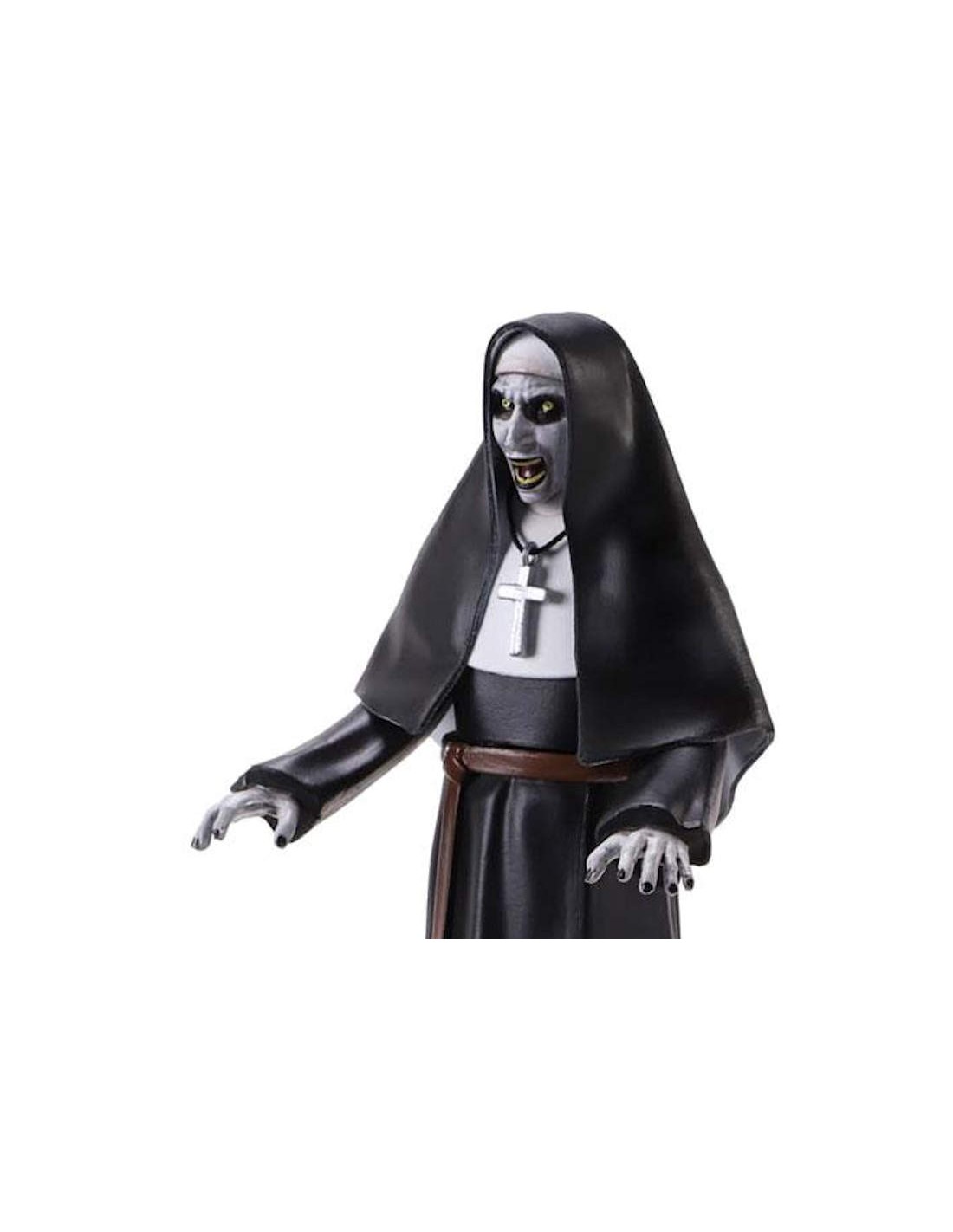 NOBLE COLLECTON BENDYFIGS HORROR VALAK THE NUN ACTION FIGURE NEW!