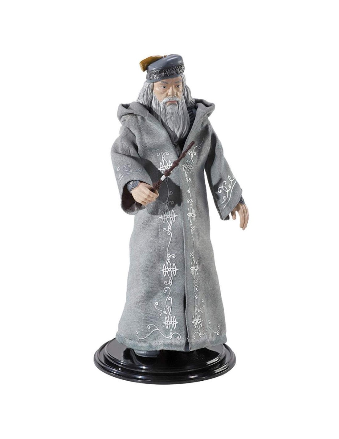 NOBLE COLLECTON HARRY POTTER BENDYFIGS ALBUS DUMBLEDORE BENDABLE ACTION FIGURE NEW!