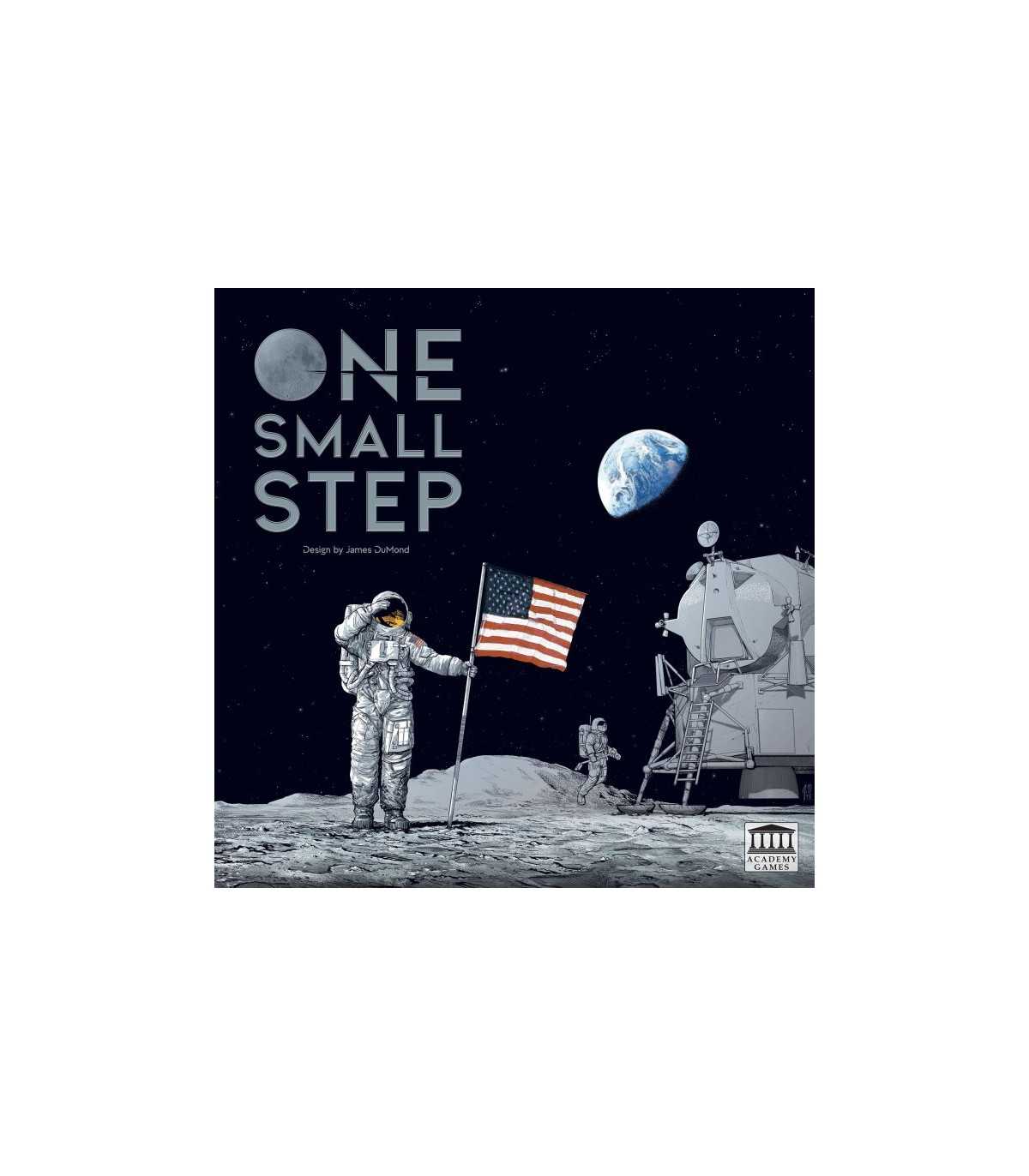One Small Step - Gioco da Tavolo Strategico Spaziale per 2-4 Giocatori, Corsa alla Luna, Piazzamento Lavoratori, 90 Minuti