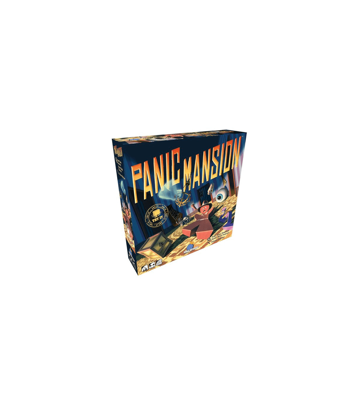 Panic Mansion - Gioco da Tavolo Strategico per Famiglie, 2-4 Giocatori, Avventura Horror per Bambini, 15 Minuti di Divertimento