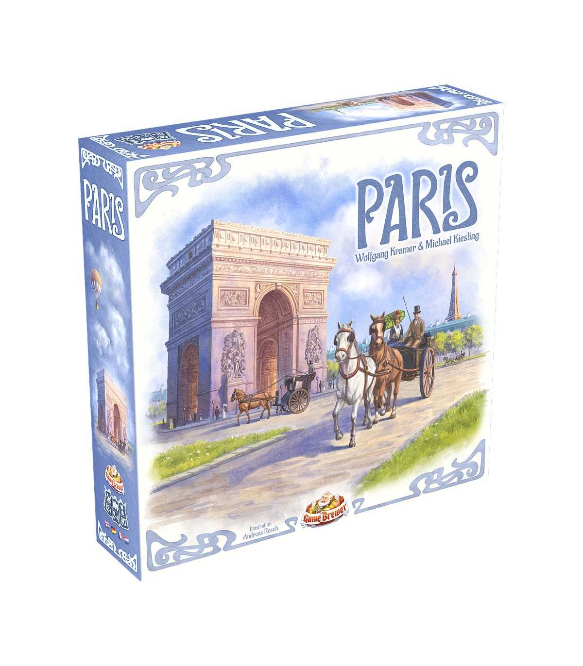 **Parigi - Gioco di Strategia e Investimenti Immobiliari, 2-4 Giocatori, 90 Minuti di Sfida nella Belle Époque**