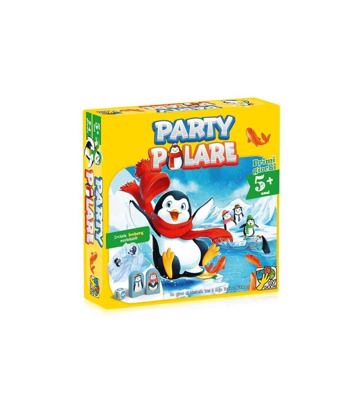 Party Polare di Dv Giochi - Gioco da Tavolo per Bambini 5+ | 2-4 Giocatori | Sfida la Fortuna e Divertimento in Famiglia!