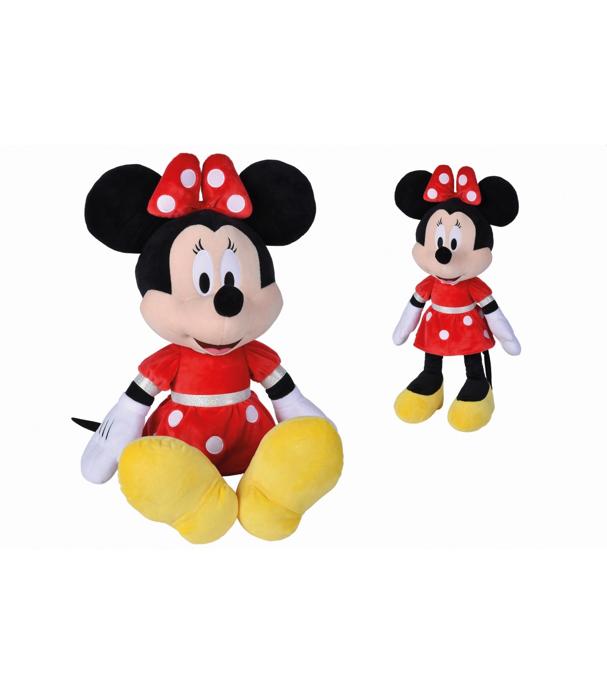 Peluche Minnie Abito Rosso cm.61