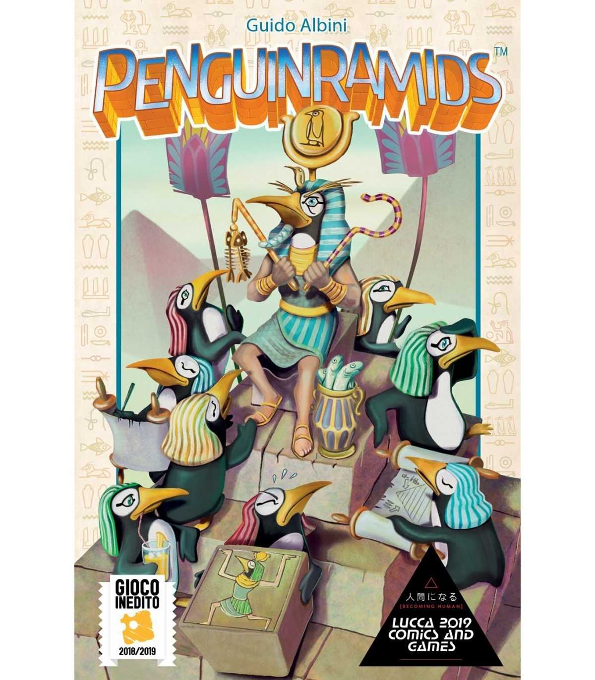 Penguinramids - Gioco di Carte Strategico per Famiglie e Amici, 2-4 Giocatori, Durata 30 Minuti, Età 8+