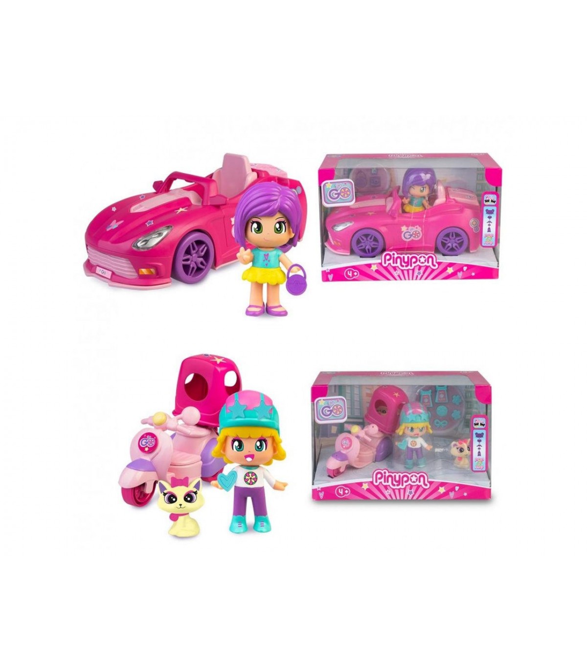 Pinypon - Let's Go!: asst. Auto/moto