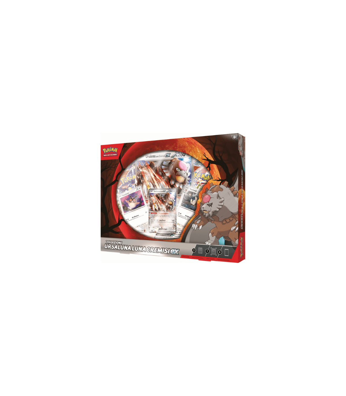 Pokemon Ex Box - Ursaluna Luna Cremisi Ex (ita)