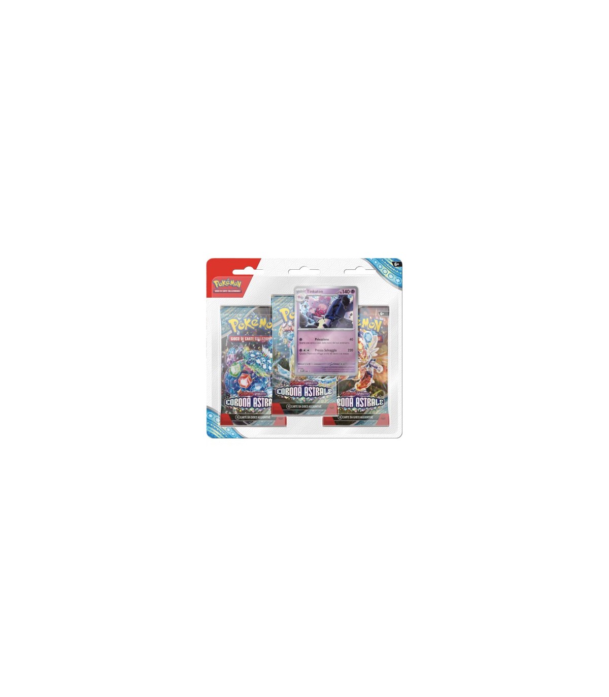 POKEMON TCG - 3 PACK BLISTER - CORONA ASTRALE