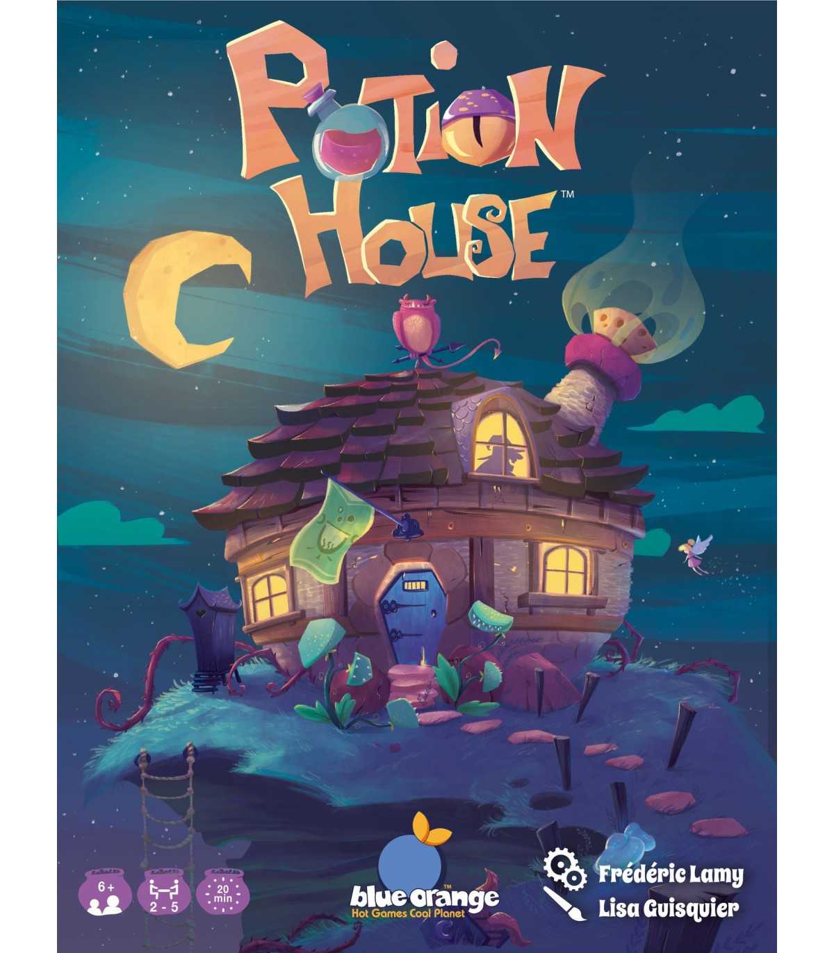 Potion House - Gioco di Memoria Fantasy per Famiglie, 2-5 Giocatori, 25 Minuti, Età 6+ di Frédéric Lamy, Voto GYF 7.6