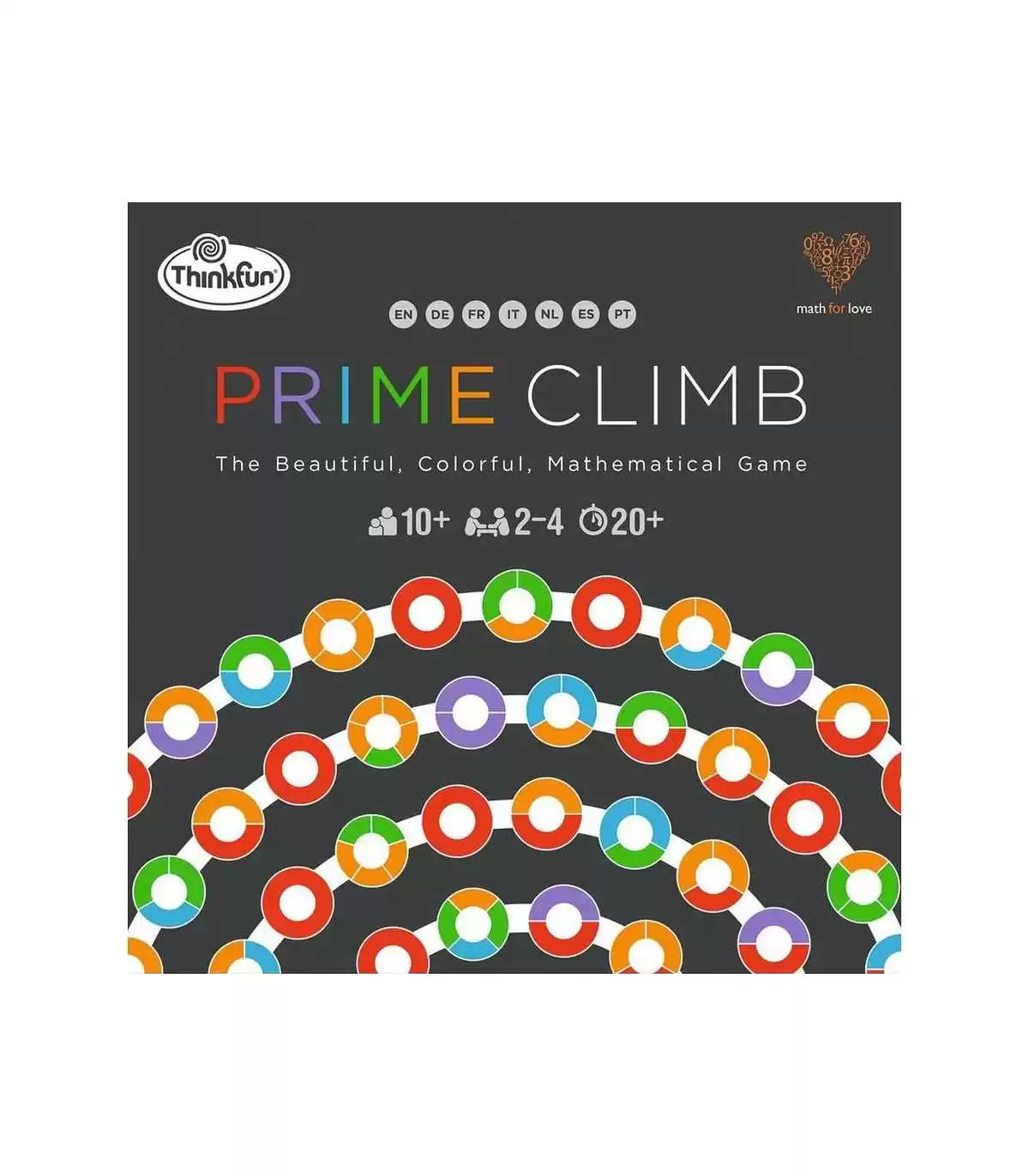 Prime Climb Ravensburger - Gioco Educativo di Aritmetica per Famiglie, 2-4 Giocatori, 10 Anni, 30 Minuti di Divertimento