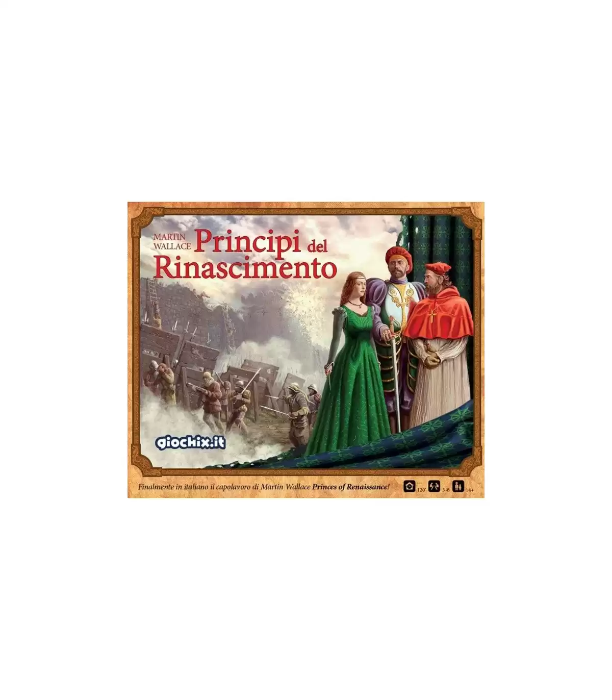 Principi del Rinascimento - Gioco Strategico di Diplomazia e Intrigo per 3-6 Giocatori, Edizione Completa da Giochix