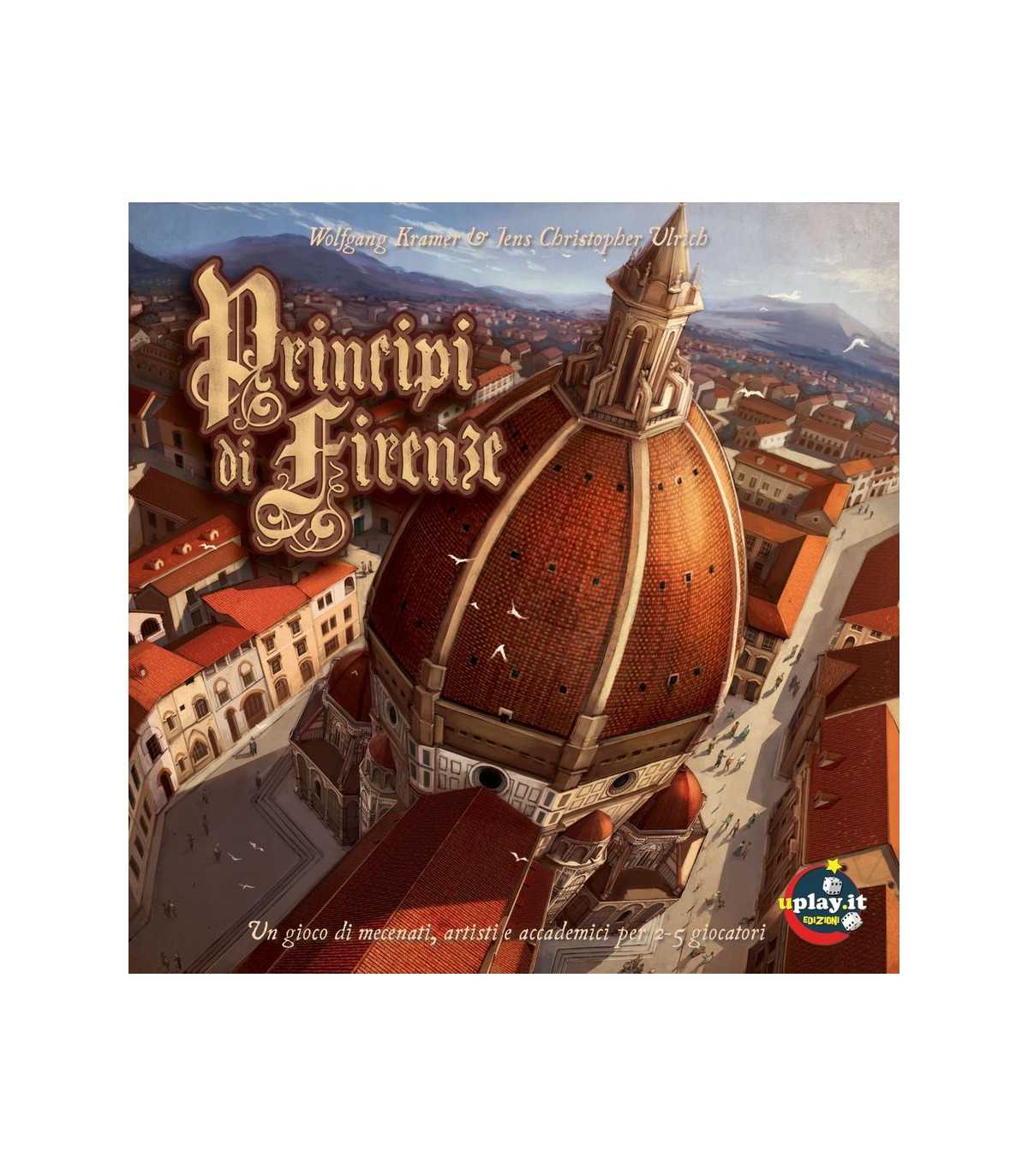 Principi di Firenze - Edizione Limitata da Uplay Edizioni | Gioco da Tavolo Strategico per 2-5 Giocatori, Atmosfera Rinascimenta