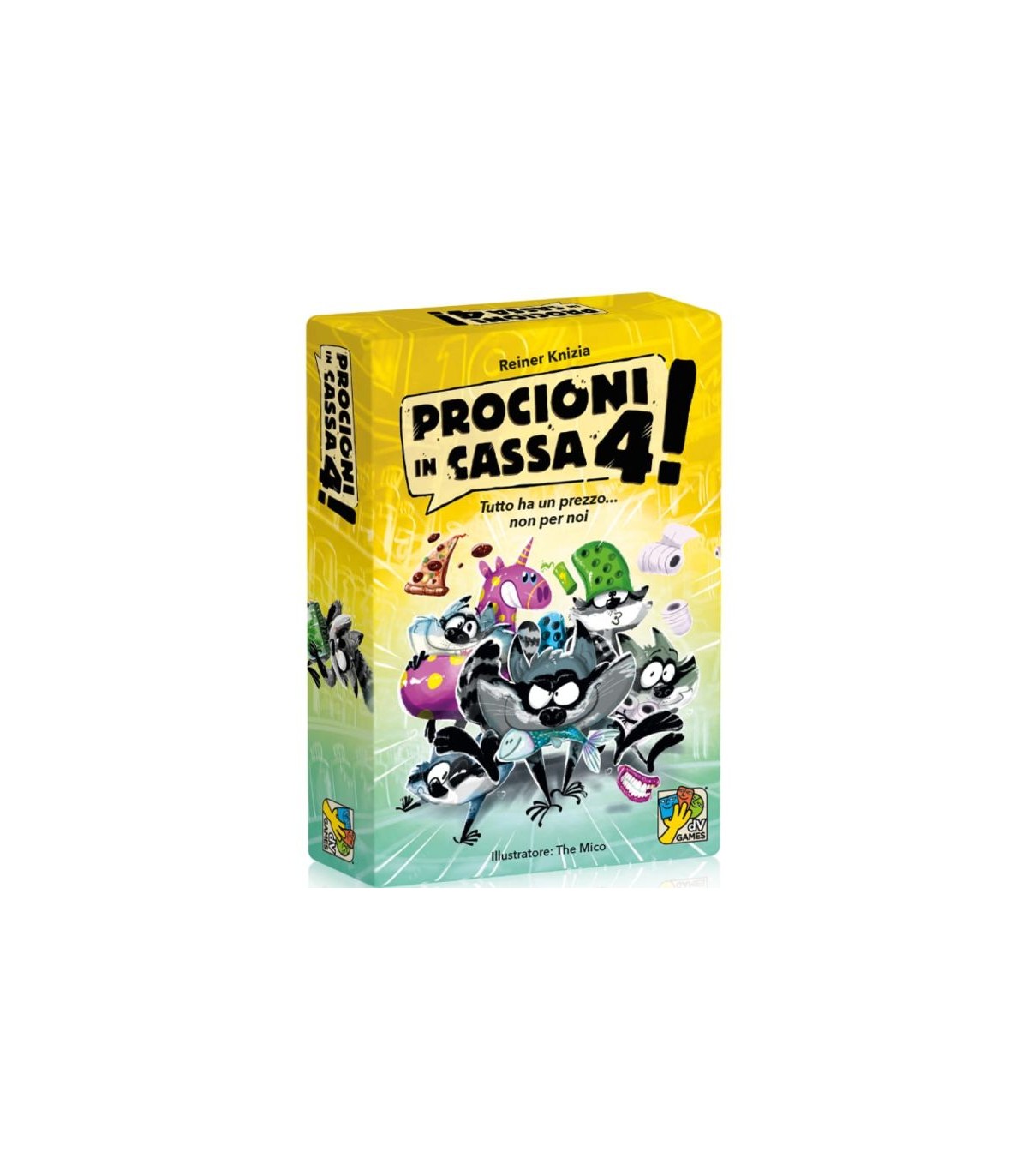 Procioni in Cassa 4! - Gioco di Carte "Push Your Luck" di Reiner Knizia per 2-6 Giocatori, Divertente e Veloce, Edizione 2024