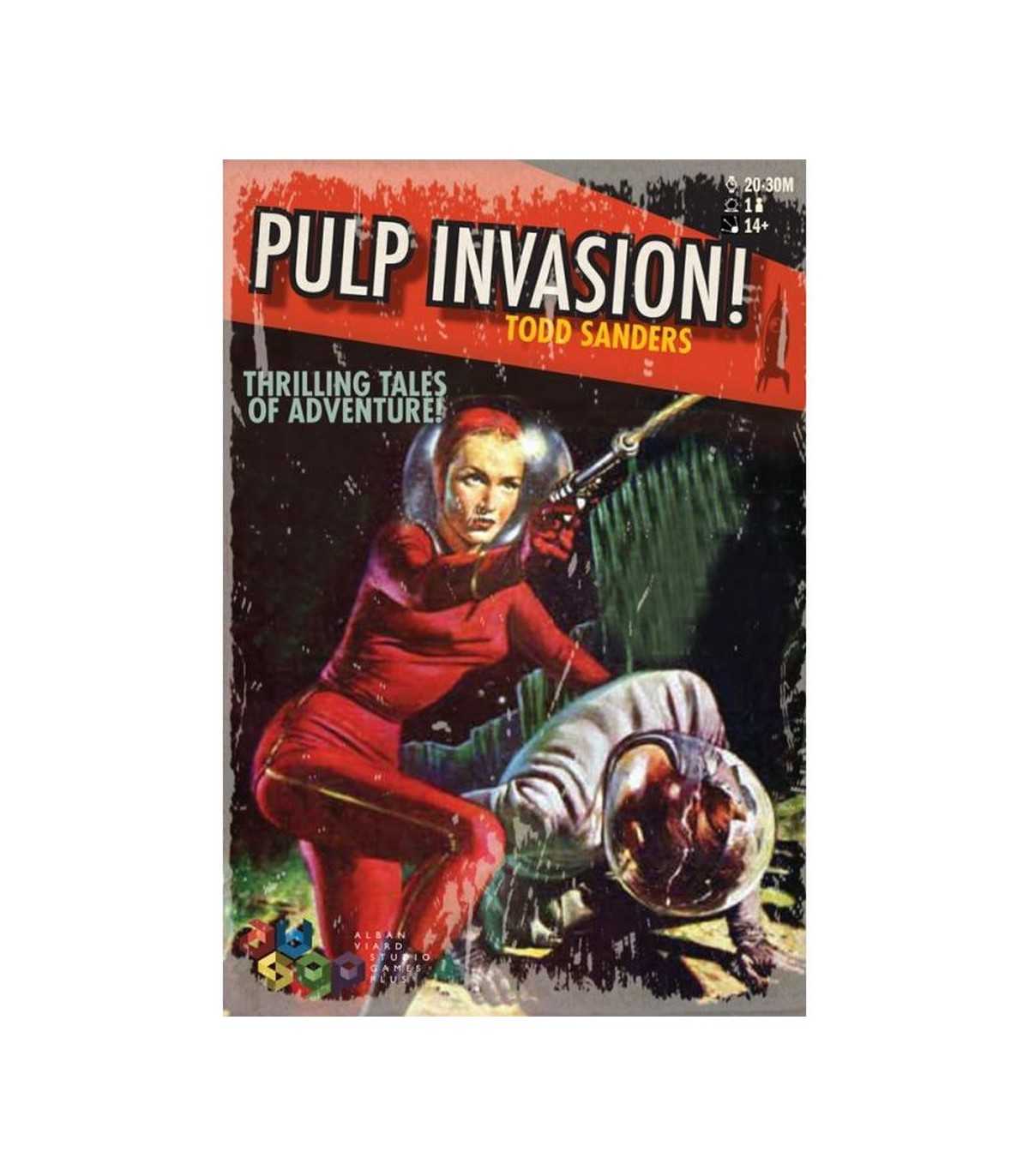 Pulp Invasion - Gioco da Tavolo di Strategia e Fantascienza per 1-2 Giocatori, Avventura Intergalattica e Combattimento!