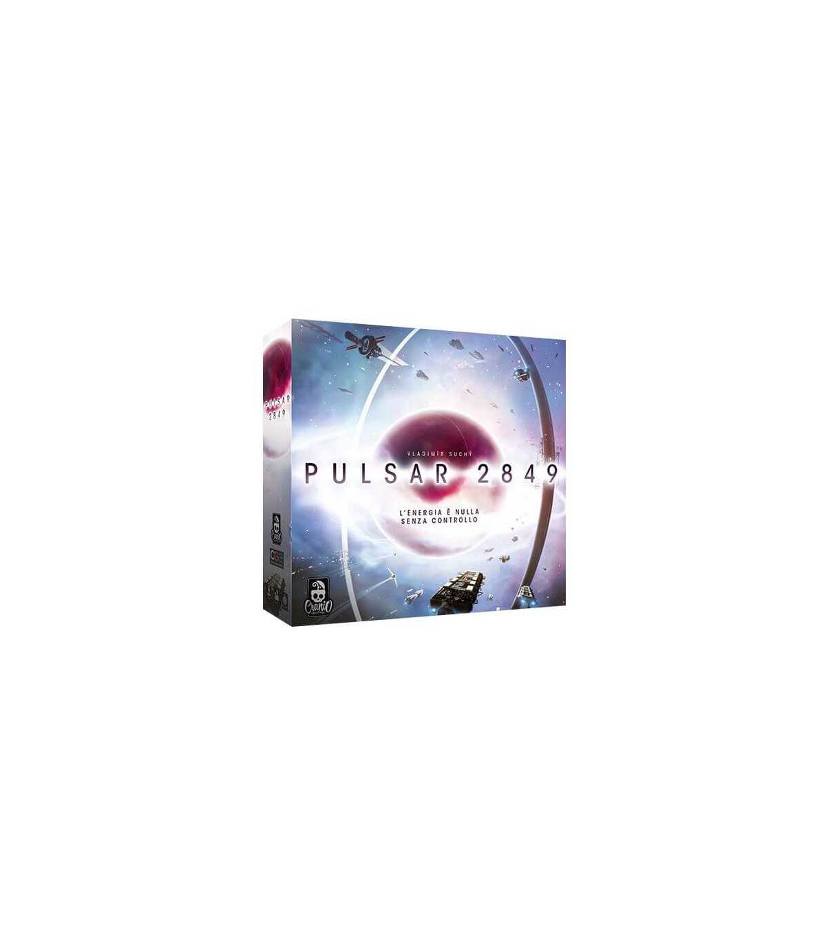 Pulsar 2849 - Gioco da Tavolo Strategico di Esplorazione Spaziale per 2-4 Giocatori - Lancio Dadi e Piazzamento Lavoratori