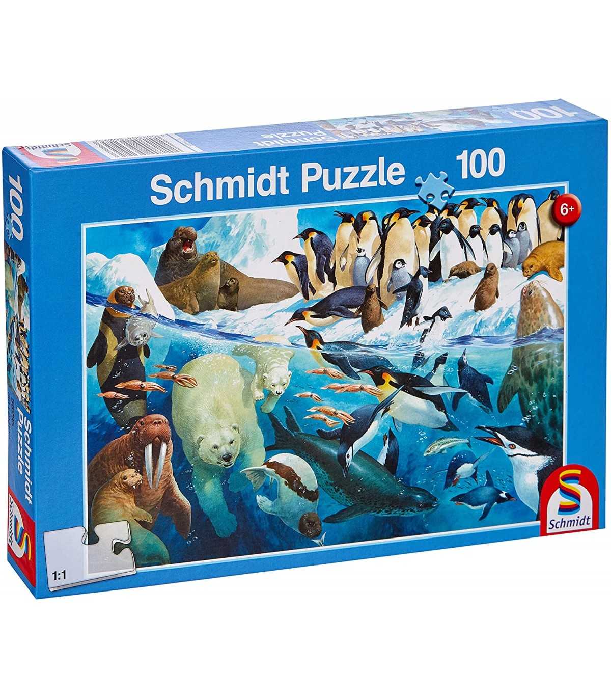Puzzle da 100 Pezzi - Animali nel Cerchio Artico