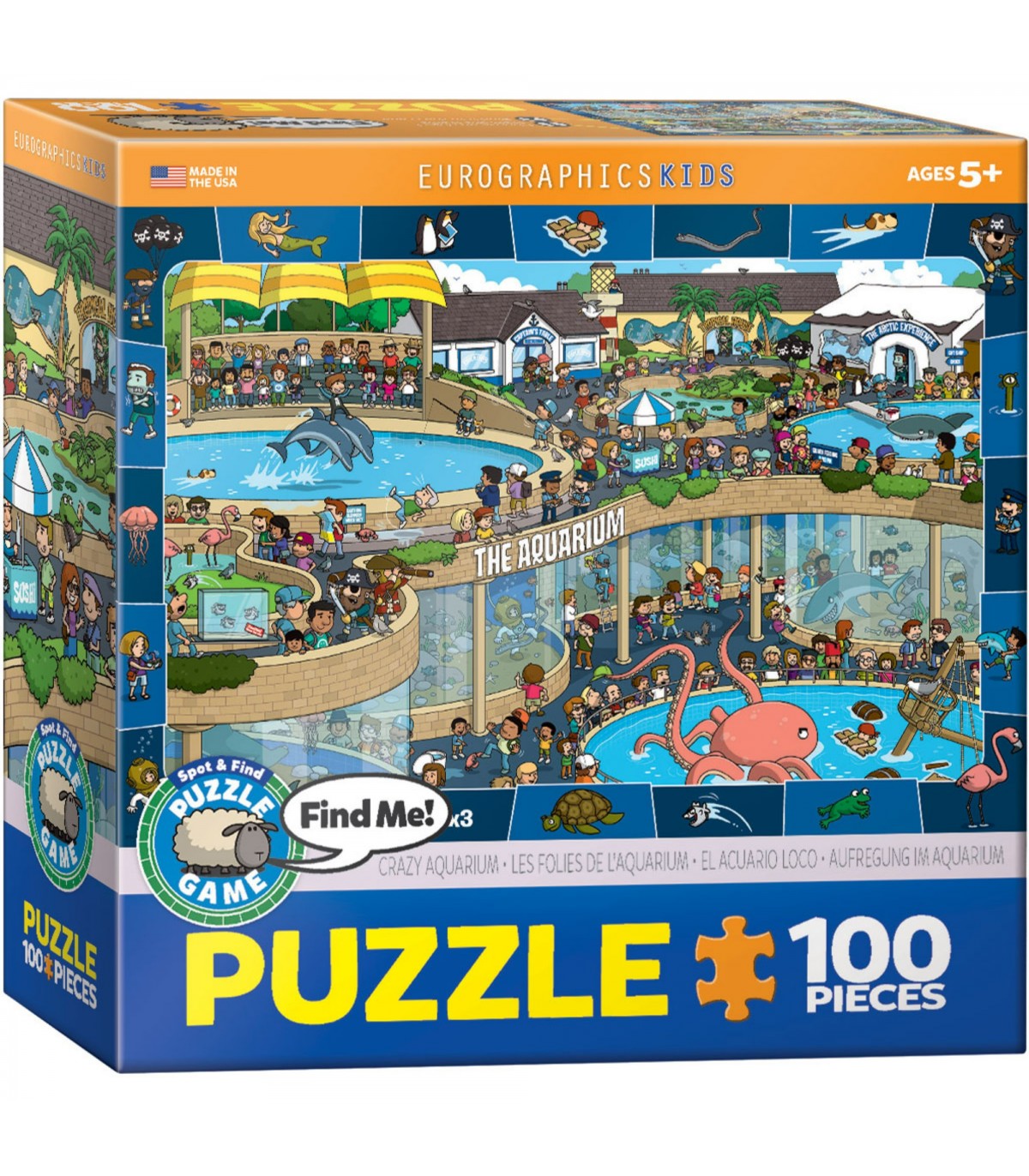 Puzzle da 100 Pezzi - EG-Crazy Aquarium