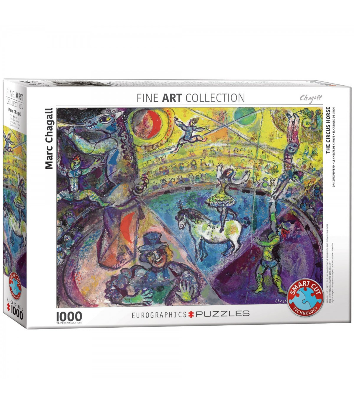 Puzzle da 1000 Pezzi - Chagall, Marc : The Circus Horse