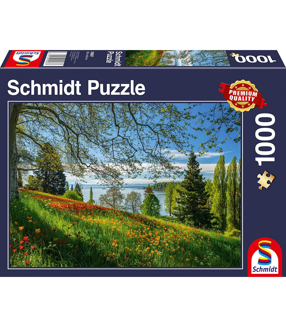 Puzzle da 1000 Pezzi - Fioritura dei Tulipani, Isola Mainau
