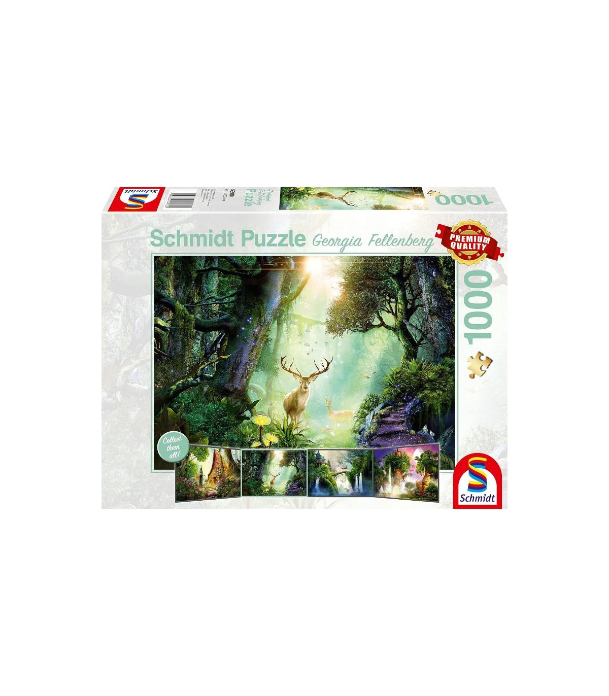 Puzzle da 1000 Pezzi - Georgia Fellenberg: Cerco nella Foresta