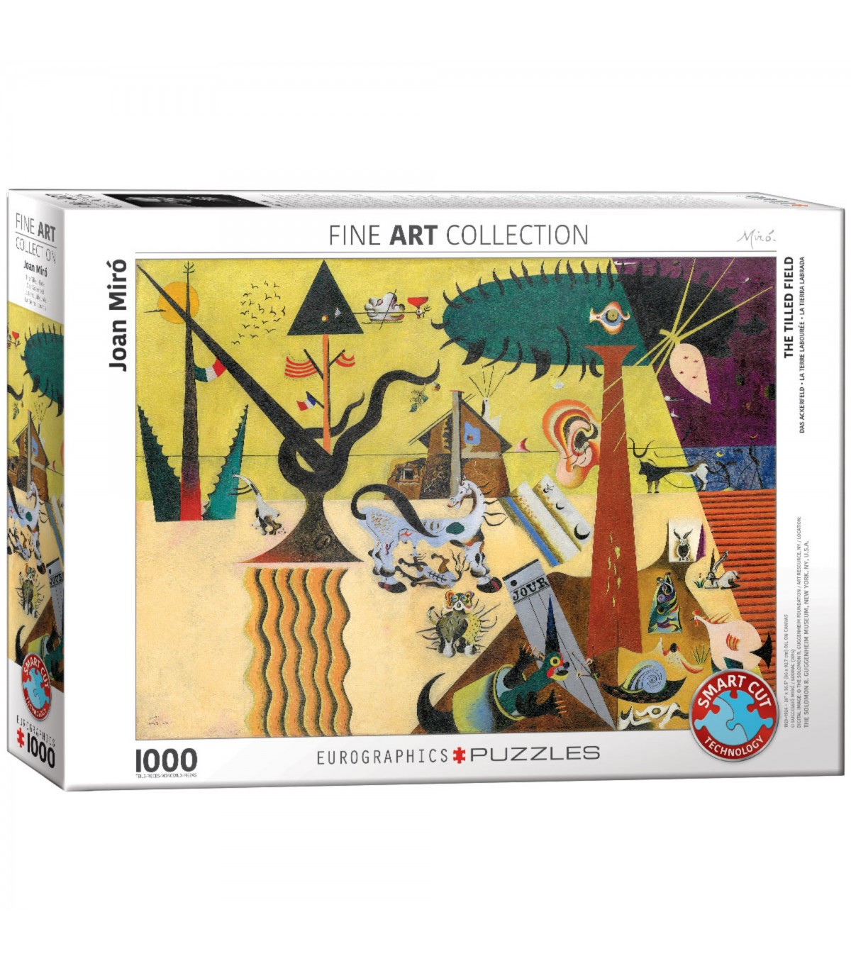 Puzzle da 1000 Pezzi - Miró, Joan: The Tilled Field by Joan Miro