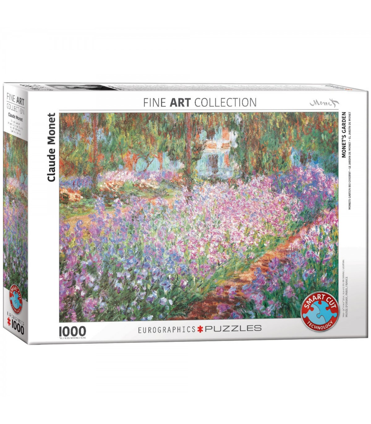 Puzzle da 1000 Pezzi - Monet, Claude: Monet's Garden by Claude Monet