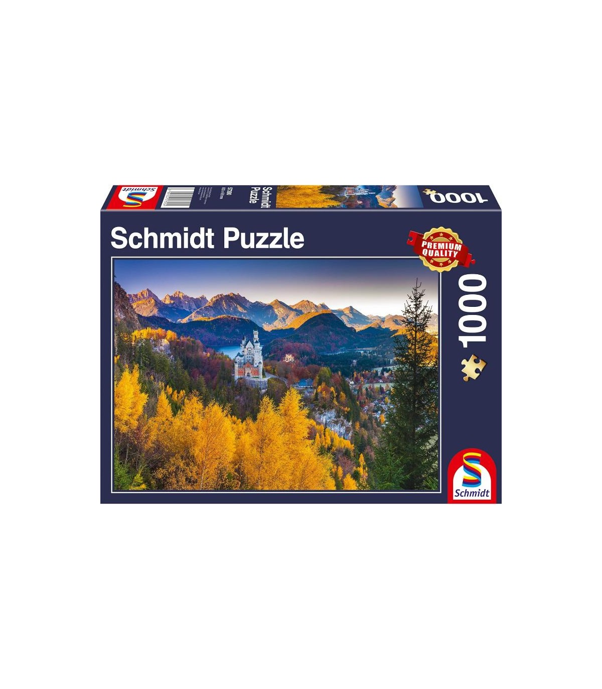 Puzzle da 1000 Pezzi - Neuschwanstein in Autunno