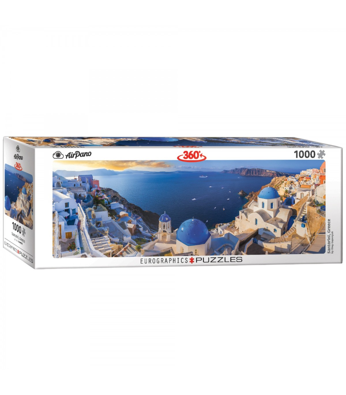 Puzzle da 1000 Pezzi Panorama - Santorini Greece