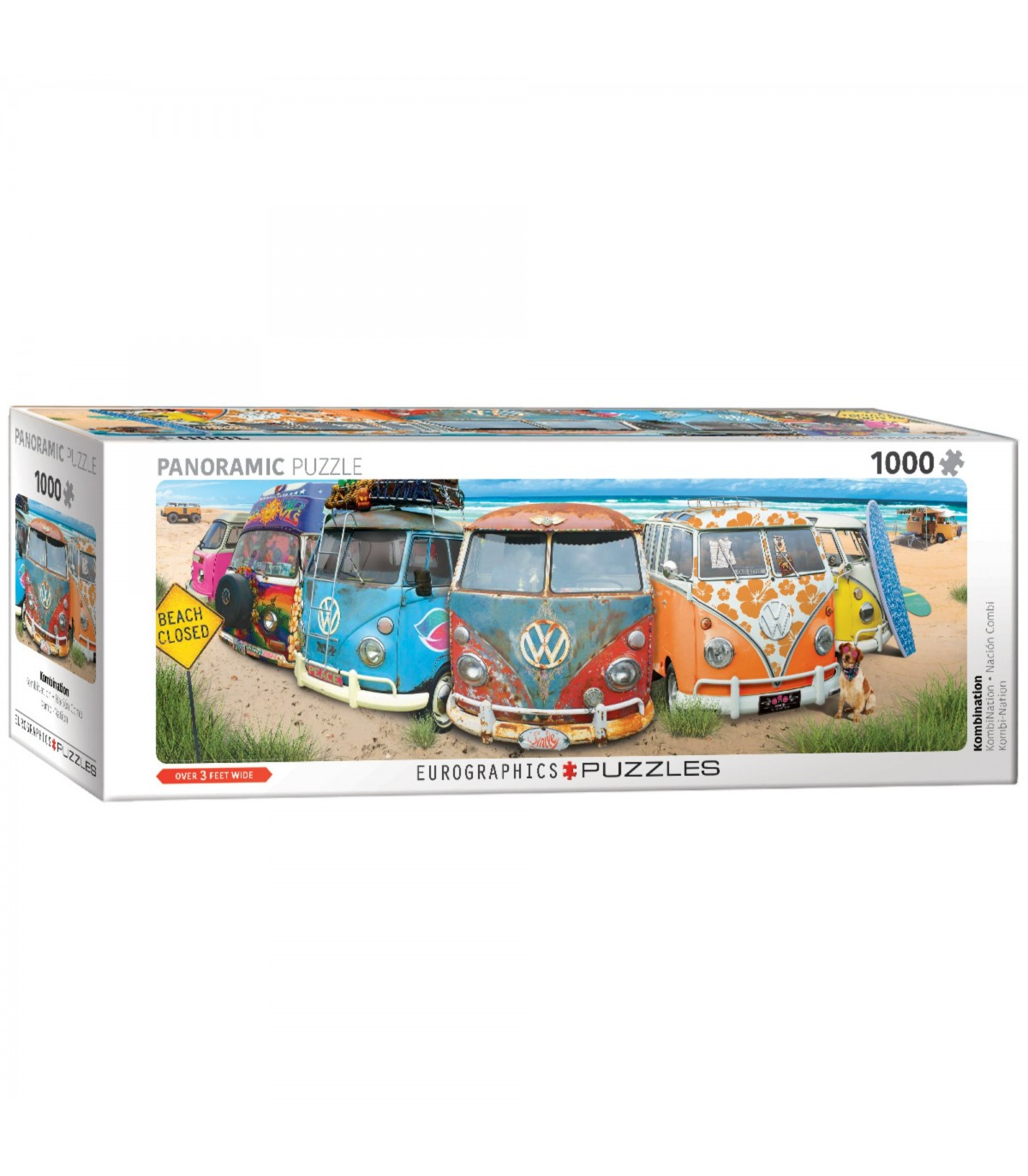 Puzzle da 1000 Pezzi Panorama - VW Bus - KombiNation
