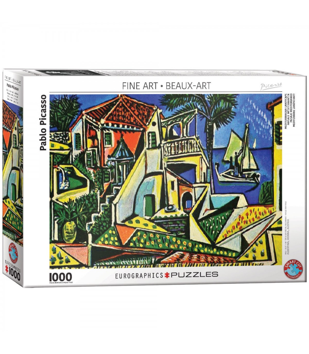 Puzzle da 1000 Pezzi - Picasso, Pablo: Picasso-MediterraneanLandscape