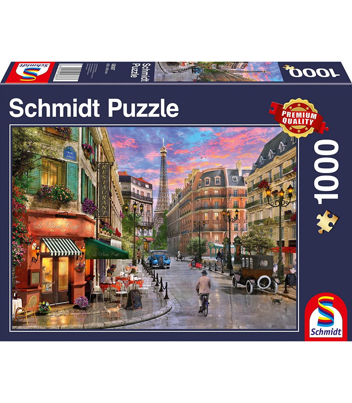 Puzzle da 1000 Pezzi - Strada per la Torre Eiffel