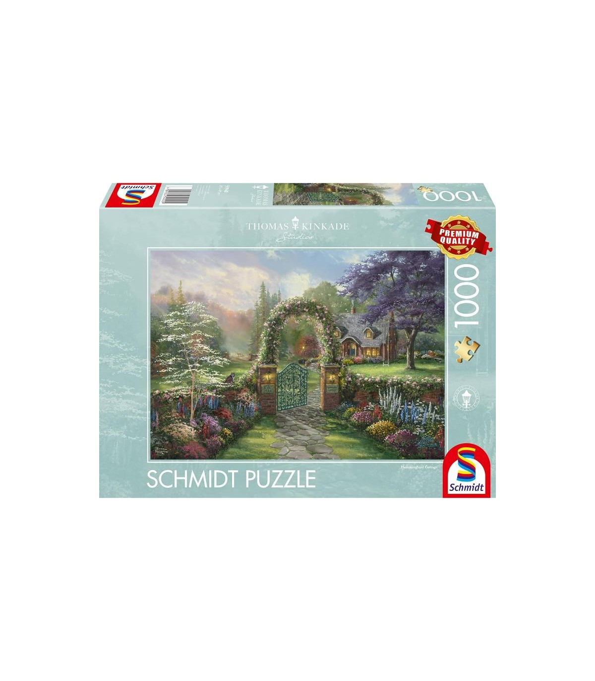 Puzzle da 1000 Pezzi - Thomas Kinkade: Cottage del Colibrì