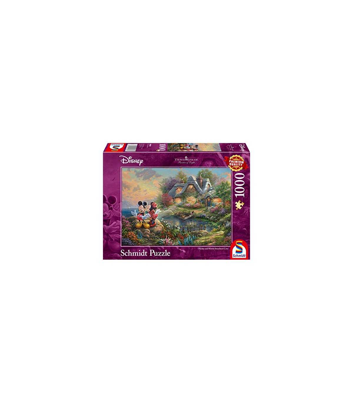 Puzzle da 1000 Pezzi - Thomas Kinkade: L'Amore di Minni e Topolino
